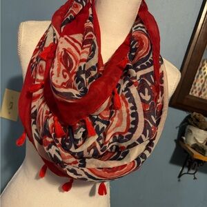Paisley, Infinity, Fashion Scarf
